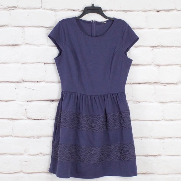 LC Lauren Conrad Dresses & Skirts - Lauren Conrad Purple Cotton Nylon Dress Size 14